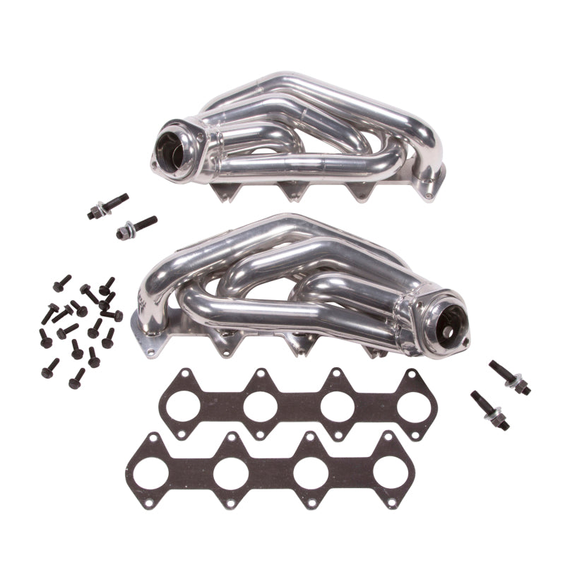 BBK 05-10 Mustang 4.6 GT Shorty Tuned Length Exhaust Headers - 1-5/8 Silver Ceramic - Burkken Auto Parts