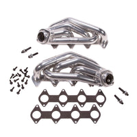 BBK 05-10 Mustang 4.6 GT Shorty Tuned Length Exhaust Headers - 1-5/8 Silver Ceramic - Burkken Auto Parts