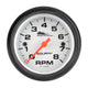Autometer Pro-Cycle Gauge Tach 2 5/8in 8K Rpm 2&4 Cylinder White - Burkken Auto Parts