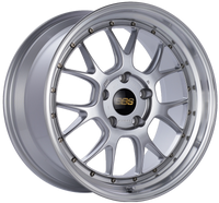 BBS LM-R 19x9.5 5x130 ET40 CB71.6 Diamond Silver Center Diamond Cut Lip Wheel - Burkken Auto Parts