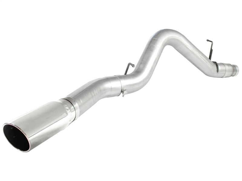 aFe Atlas Exhaust 5in DPF-Back Al Steel 11-13 GM Diesel Trucks V8-6.6L (td) LML (Pol Tip) - Burkken Auto Parts