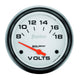 Autometer Phantom 2-5/8in 8-18V SSE Voltmeter - Burkken Auto Parts