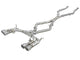 aFe MACH Force-Xp 3.5in. 304 SS C/B Exhaust w/o Muffler 15-18 BMW X5 M V8-4.4L (tt) - Polished Tip - Burkken Auto Parts