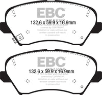 EBC 2017 Hyundai Elantra GT 2.0L Greenstuff Front Brake Pads - Burkken Auto Parts