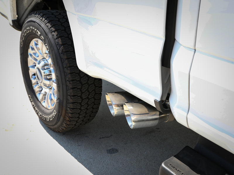 aFe Rebel Series 3in 409 SS Cat-Back Exhaust w/ Polish Tips 17-20 Ford F-250 V8 6.2L - Burkken Auto Parts