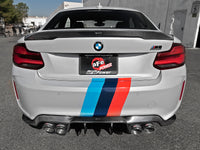 aFe MACHForce XP Exhausts Cat-Back SS 19-21 BMW M2 Competition L6-3.0L w/Carbon Fiber Tips - Burkken Auto Parts
