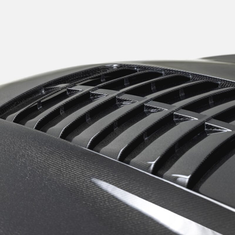 Anderson Composites 15-20 Ford Mustang Shelby GT350/GT350R Type GT5 Double Sided Carbon Fiber Hood - Burkken Auto Parts