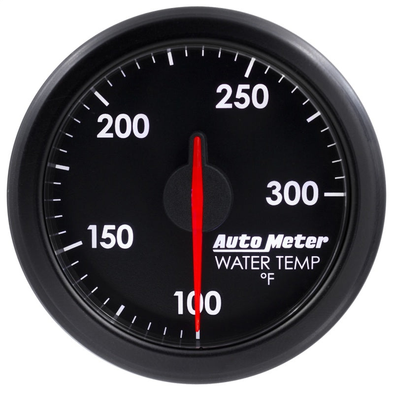 Autometer Airdrive 2-1/6in Water Temperature Gauge 100-300 Degrees F - Black - Burkken Auto Parts