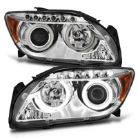 ANZO 2005-2010 Scion Tc Projector Headlights w/ Halo Chrome (CCFL) - Burkken Auto Parts