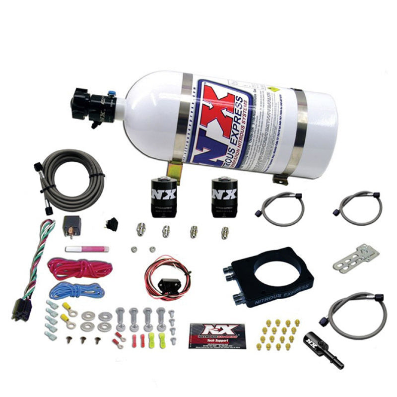 Nitrous Express Dodge Hemi Nitrous Plate Kit (50-400HP) w/10lb Bottle - Burkken Auto Parts