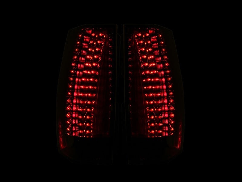 ANZO 2007-2011 Cadillac Escalade LED Taillights Chrome - Burkken Auto Parts