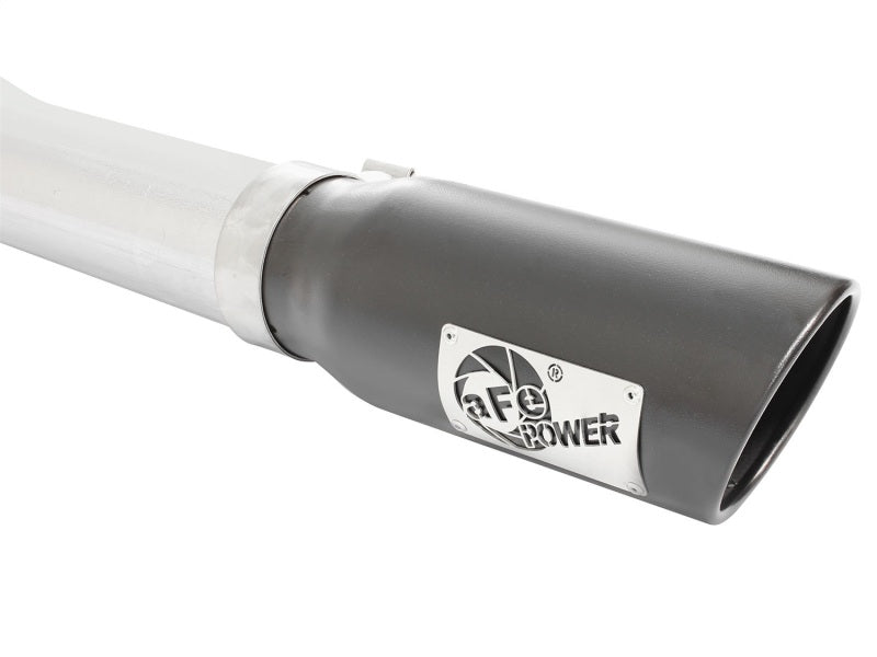 aFe MACHForce XP SS Exhaust 3in to 3.5in Cat-Back w/ Black Tip 15 Ford F-150 EcoBoost V6 2.7/3.5Ltt - Burkken Auto Parts