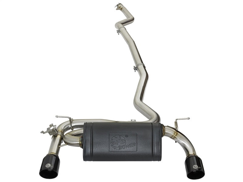 aFe MACHForce XP Exhausts Cat-Back SS 16-17 BMW 340i/iX 440i/iX (F3X) L6-3.0L (B58) w/Black Tips - Burkken Auto Parts