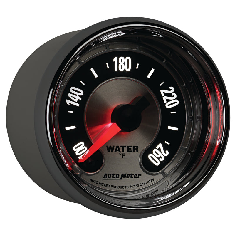 Autometer American Muscle 52mm Full Sweep Electric 100-260 Deg F Water Temperature Gauge - Burkken Auto Parts