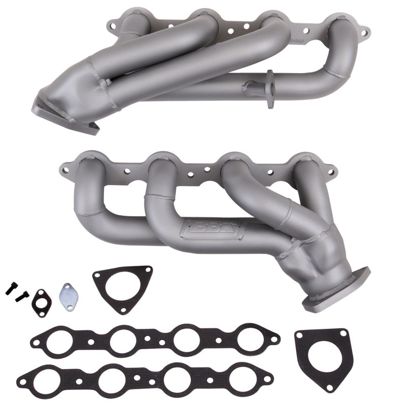 BBK 99-04 GM Truck SUV 6.0 Shorty Tuned Length Exhaust Headers - 1-3/4 Titanium Ceramic - Burkken Auto Parts
