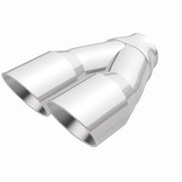 MagnaFlow Double Wall 3in Dual Round Polished Tip 2.25in Inlet - Burkken Auto Parts