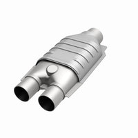 MagnaFlow Conv Univ 2inch Inlet/2.5inch Outlet Dual/Single Oval Shape - Burkken Auto Parts