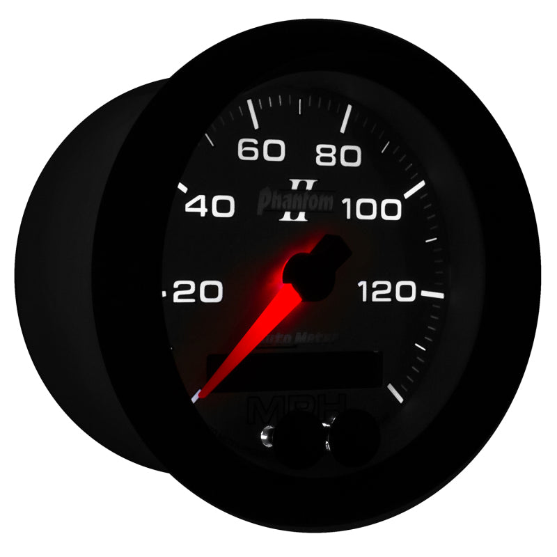Autometer Phantom II 3-3/8in 0-140MPH In-Dash Electronic GPS Programmable Speedometer - Burkken Auto Parts