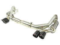 aFe MACHForce XP 12-16 Porsche 911 Carrera H6-3.8L SS-304 Cat-Back Exhaust w/Carbon Fiber Tips - Burkken Auto Parts