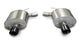 Corsa 2009-2014 Cadillac CTS Sedan V 6.2L V8 Black Touring Axle-Back Exhaust - Burkken Auto Parts