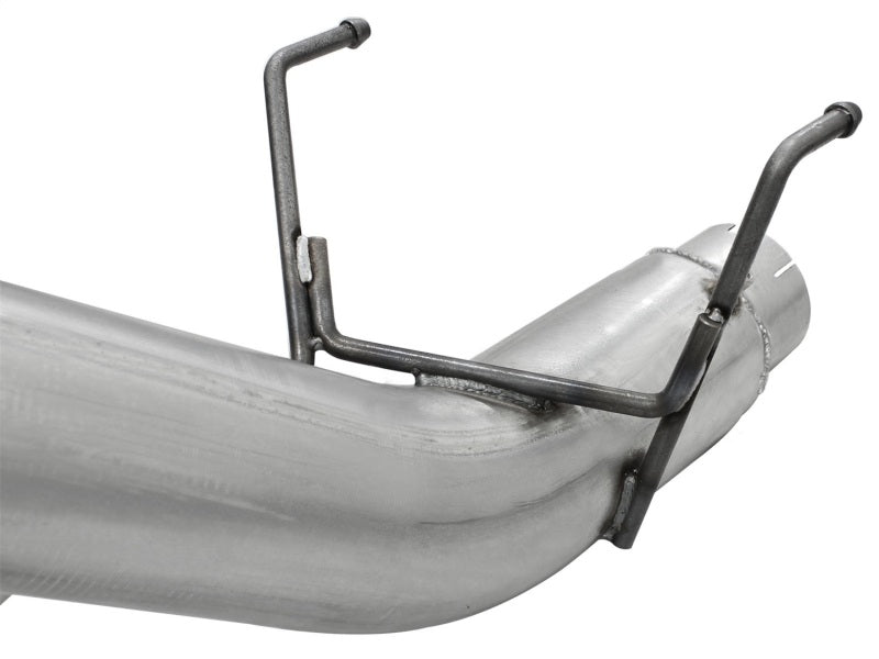 aFe Atlas 5in DPF-Back Aluminized Steel Exh Dodge RAM Diesel 13-14 L6-6.7L Mega Cab w/ Black Tip - Burkken Auto Parts