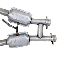 BBK 94-95 Mustang 5.0 High Flow H Pipe With Catalytic Converters - 2-1/2 - Burkken Auto Parts