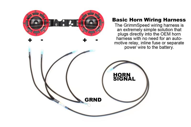 GrimmSpeed 02+ WRX/STi BroTie Hella Horn Mounting Bracket - Burkken Auto Parts