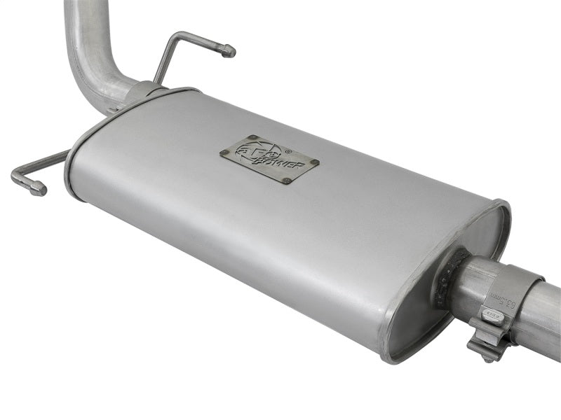 aFe Scorpion 2-1/2in Alum Steel Cat-Back Exhaust w/ Polished Tips 07-17 Toyota FJ Cruiser V6 4.0L - Burkken Auto Parts