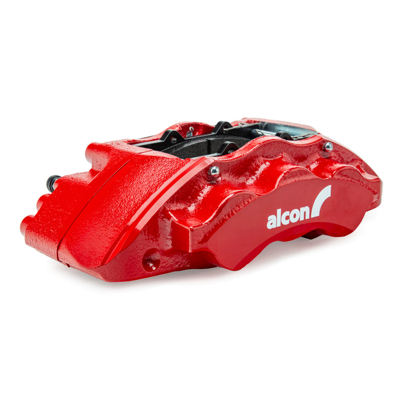Alcon 19+ Silverado/Sierra 20+ Suburban/Tahoe/Yukon 355x33mm 6-Piston Caliper FRT Brake Kit - Red - Burkken Auto Parts