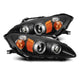 AlphaRex 99-09 Honda S2000 LUXX-Series Projector LED Headlights - Black - Burkken Auto Parts