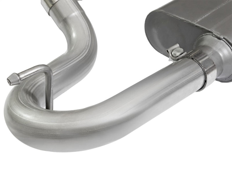 aFe Scorpion 2-1/2in Aluminized Steel Cat Back Exhaust 07-17 Jeep Wrangler V6-3.6/3.8L (4 Dr) - Burkken Auto Parts