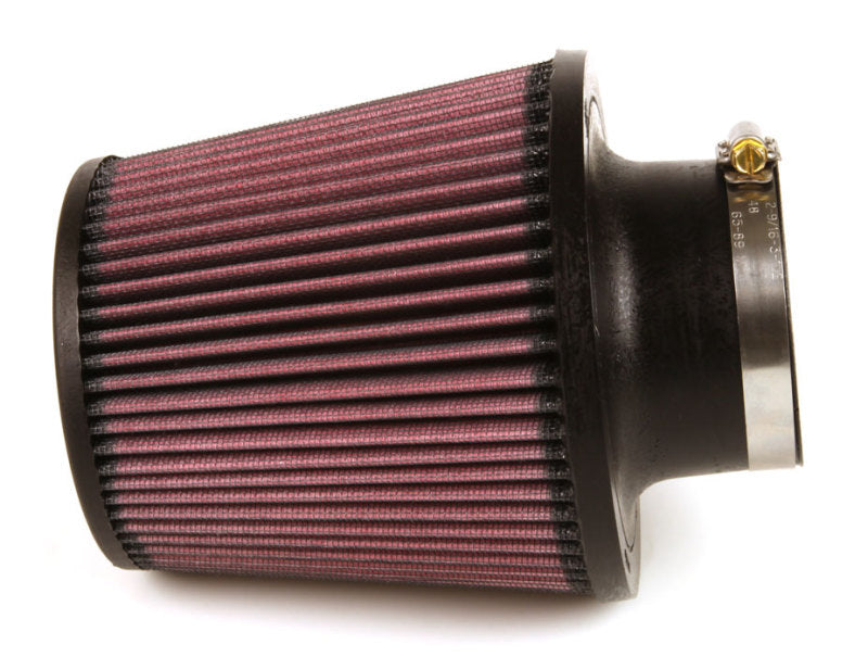 K&N Universal Rubber Filter - Round Tapered 6in Base OD x 3in Flange ID x 6in H - Burkken Auto Parts
