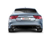 Akrapovic 14-17 Audi RS7 Sportback (C7) Evolution Line Cat Back (Titanium) w/ Carbon Tips - Burkken Auto Parts