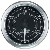 Autometer Chrono 2-1/16in 30PSI Pressure Gauge - Burkken Auto Parts