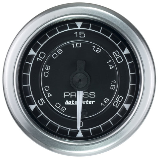 Autometer Chrono 2-1/16in 30PSI Pressure Gauge - Burkken Auto Parts