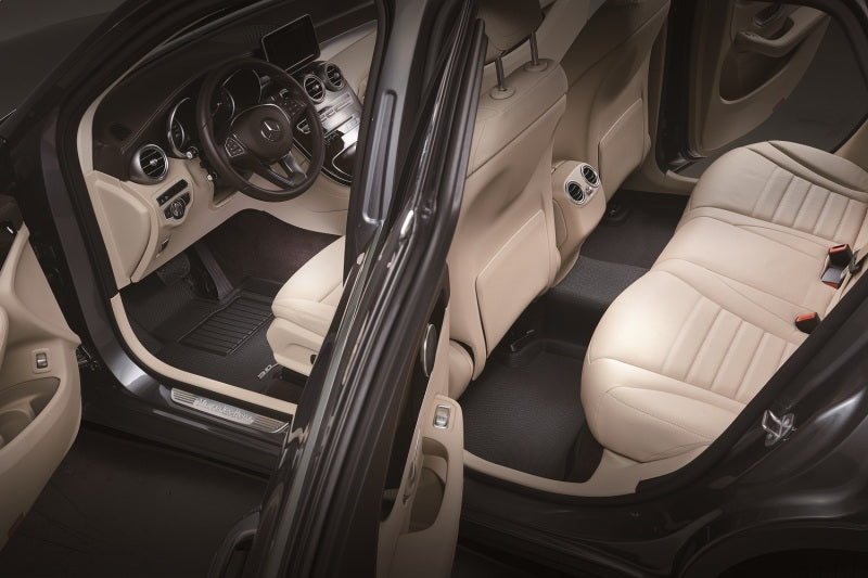 3D MAXpider 2017-2019 Audi A4/S4/A5 Sportback/S5 Sportback Kagu 1st & 2nd Row Floormats - Black