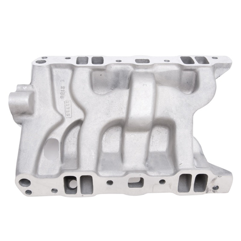 Edelbrock Performer Pontiac Polished Manifold - Burkken Auto Parts