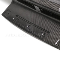 Anderson Composites 15-18 Ford Mustang Type-OE Double Sided Carbon Fiber Decklid - Burkken Auto Parts