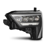 AlphaRex 22-23 Toyota Tundra NOVA-Series Headlights Black w/White DRL - Req 810029 OR 810030 - Burkken Auto Parts