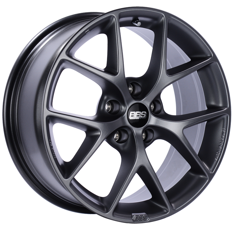 BBS SR 19x8.5 5x120 ET32 Satin Grey Wheel -82mm PFS/Clip Required - Burkken Auto Parts