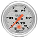 Autometer Ultra-Lite 52mm Voltmeter 18V Digital Stepper Motor w/ Peak and Warning - Burkken Auto Parts