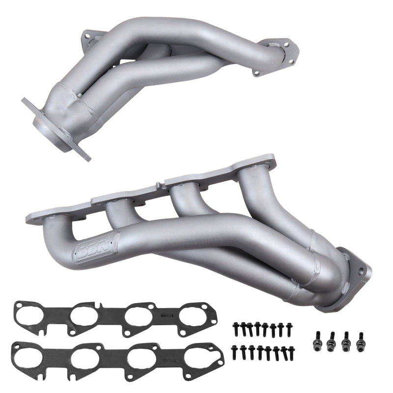BBK 05-10 Dodge Hemi 6.1L Shorty Tuned Length Exhaust Headers - 1-7/8in Titanium Ceramic - Burkken Auto Parts