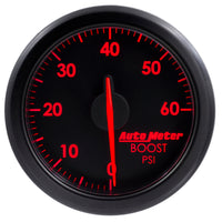 Autometer Airdrive 2-1/6in Boost Gauge 0-60 PSI - Black - Burkken Auto Parts
