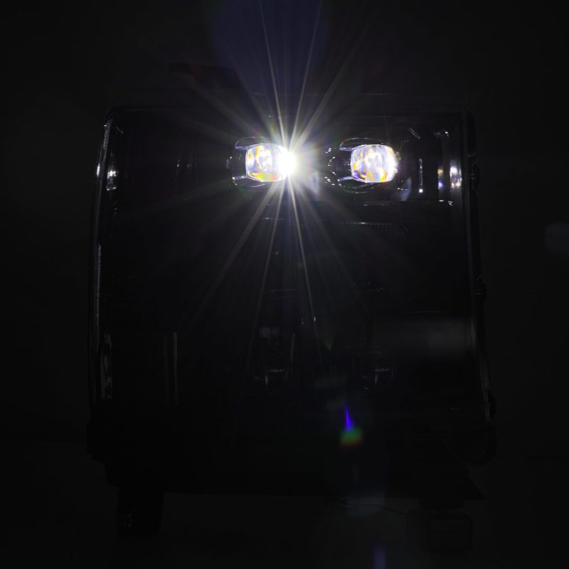 AlphaRex 16-18 Chevy 1500HD NOVA-Series LED Proj Headlghts Alpha BK Atv Lgt/SeqSig & DRL(Req 810023) - Burkken Auto Parts