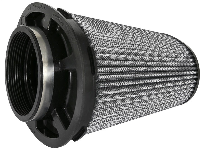 aFe Magnum FLOW Pro DRY S Universal Air Filter F-4in. / B-(8X6.5) MT2 / T-(5.25 X 3.75) / H-7.5in. - Burkken Auto Parts