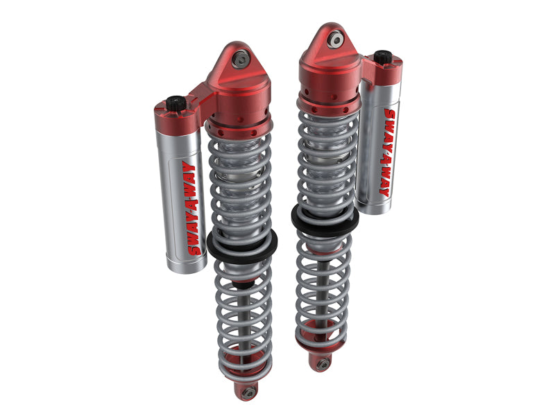 aFe 17-19 Polaris RZR 925/1000cc Sway-A-Way 2.5 Front Coilover Kit w/ PB Reservoirs and Comp Adj - Burkken Auto Parts
