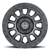 ICON Hulse 18x9 8x6.5 12mm Offset 5.5in BS Double Black - Burkken Auto Parts