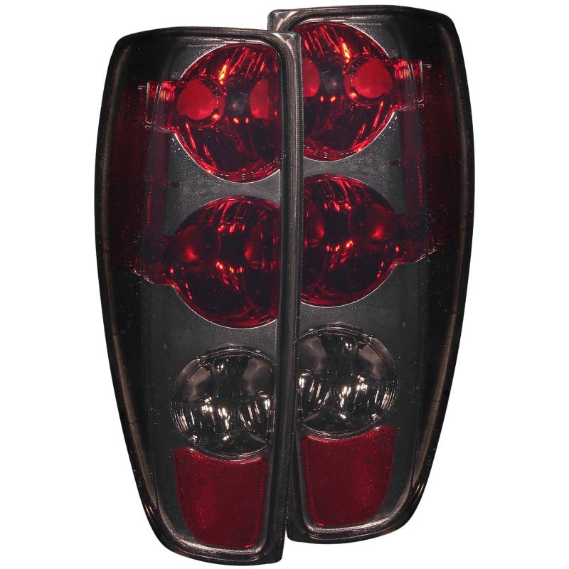 ANZO 2004-2012 Chevrolet Colorado Taillights Red/Smoke - Burkken Auto Parts