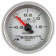 Autometer Ultra-Lite II Gauge Vac/Boost 2 1/16in -1 - +2 Bar Mechanical Ultra-Lite II - Burkken Auto Parts