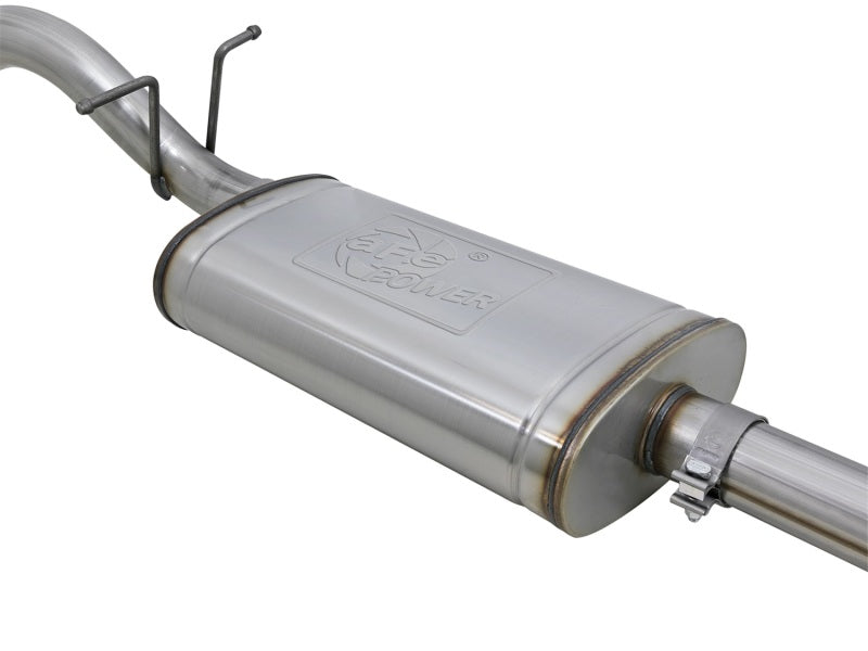 aFe MACH Force-Xp Hi-Tuck 3in. 409 SS C/B Exhaust 15-18 GM Colorado/Canyon L4-2.5L/V6-3.6L - Raw Tip - Burkken Auto Parts